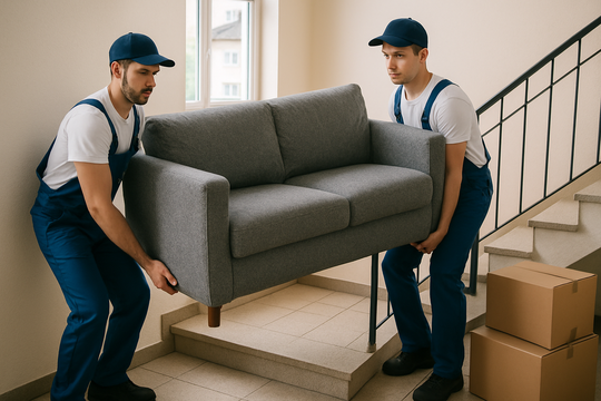 Möbeltransport Würzburg – Professionelle Helfer beim Tragen